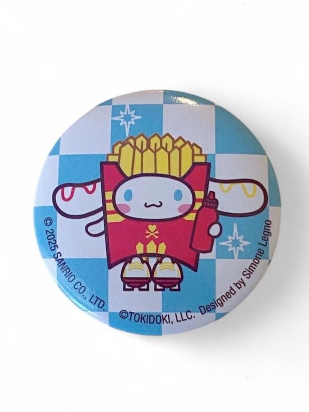 🎀3/25🎀 Tokidoki x Sanrio Cinnamoroll Character Button Pin